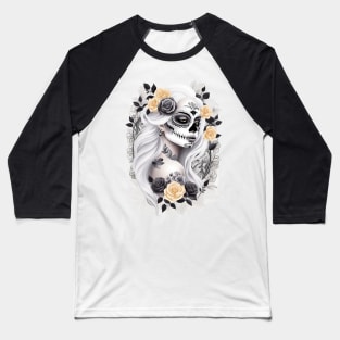 Catrina de Oro- Golden Catrina Baseball T-Shirt